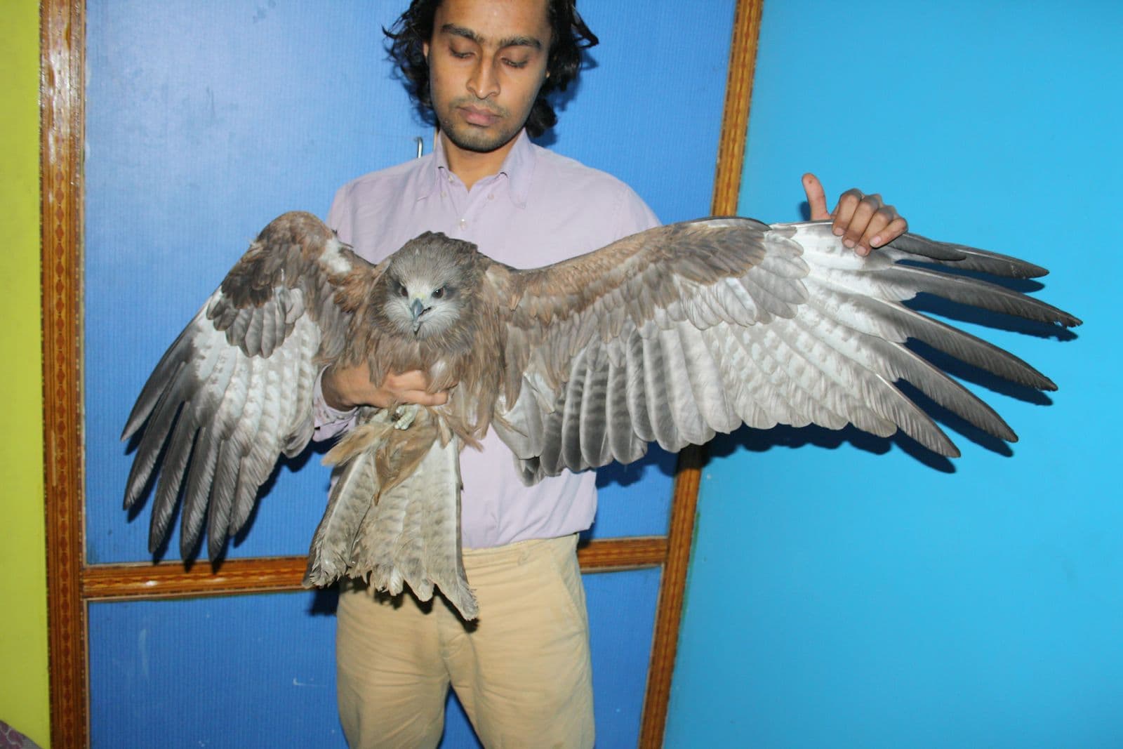Mohammad Saud with a Kite